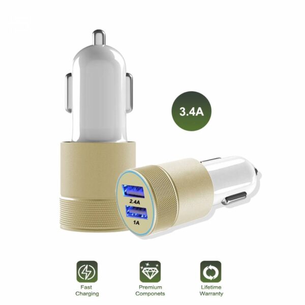 Fast Charge Dual Port Car Charger