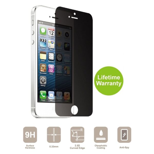 iPhone 5c Privacy Glass Screen Protector